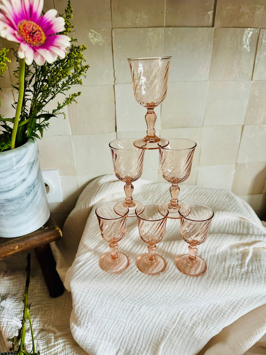 Ensemble de 4 verres à liqueur en verre Arcoroc Rosaline De Raymonde à Zoé