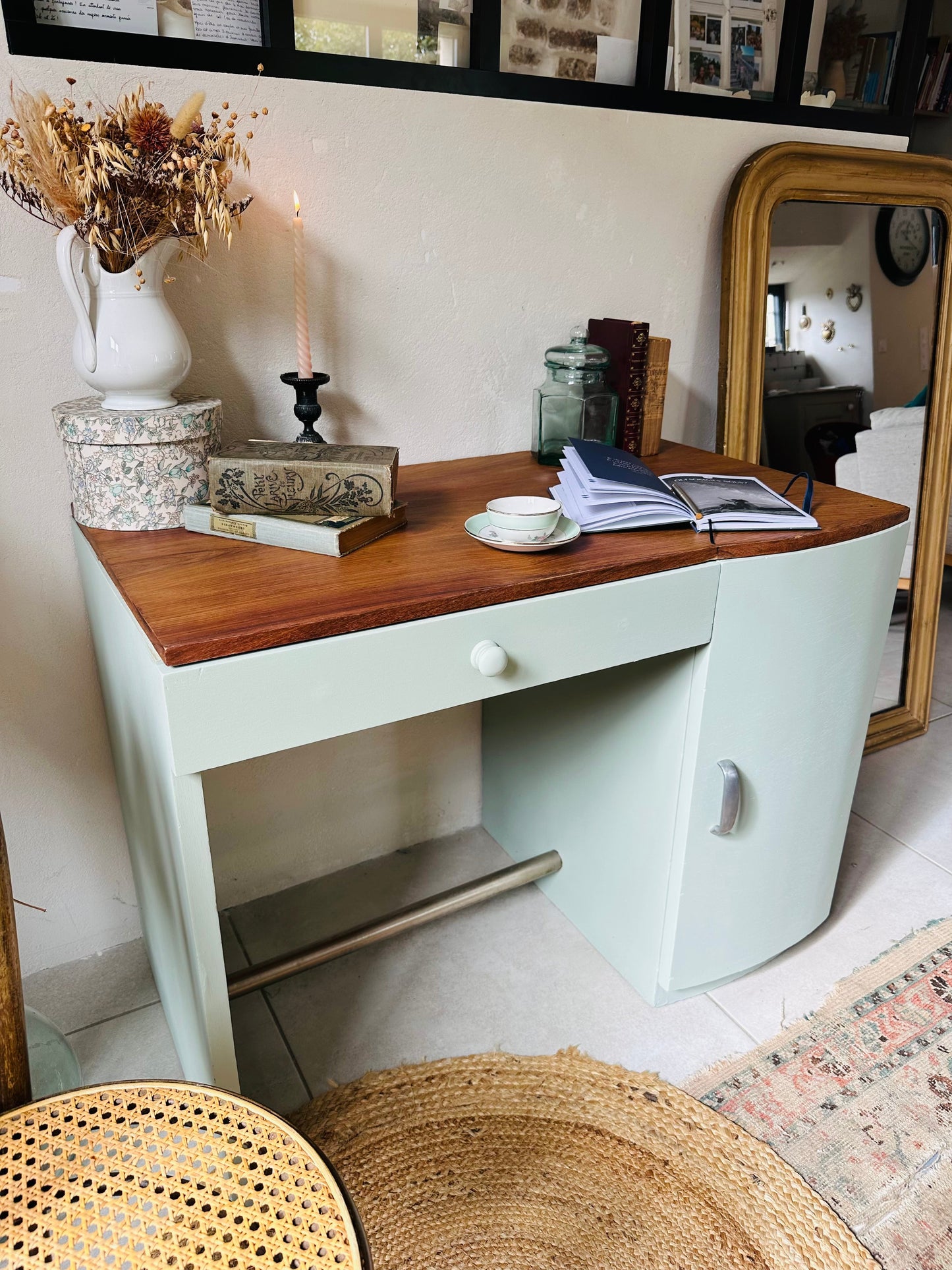 Bureau vintage relooké De Raymonde à Zoé