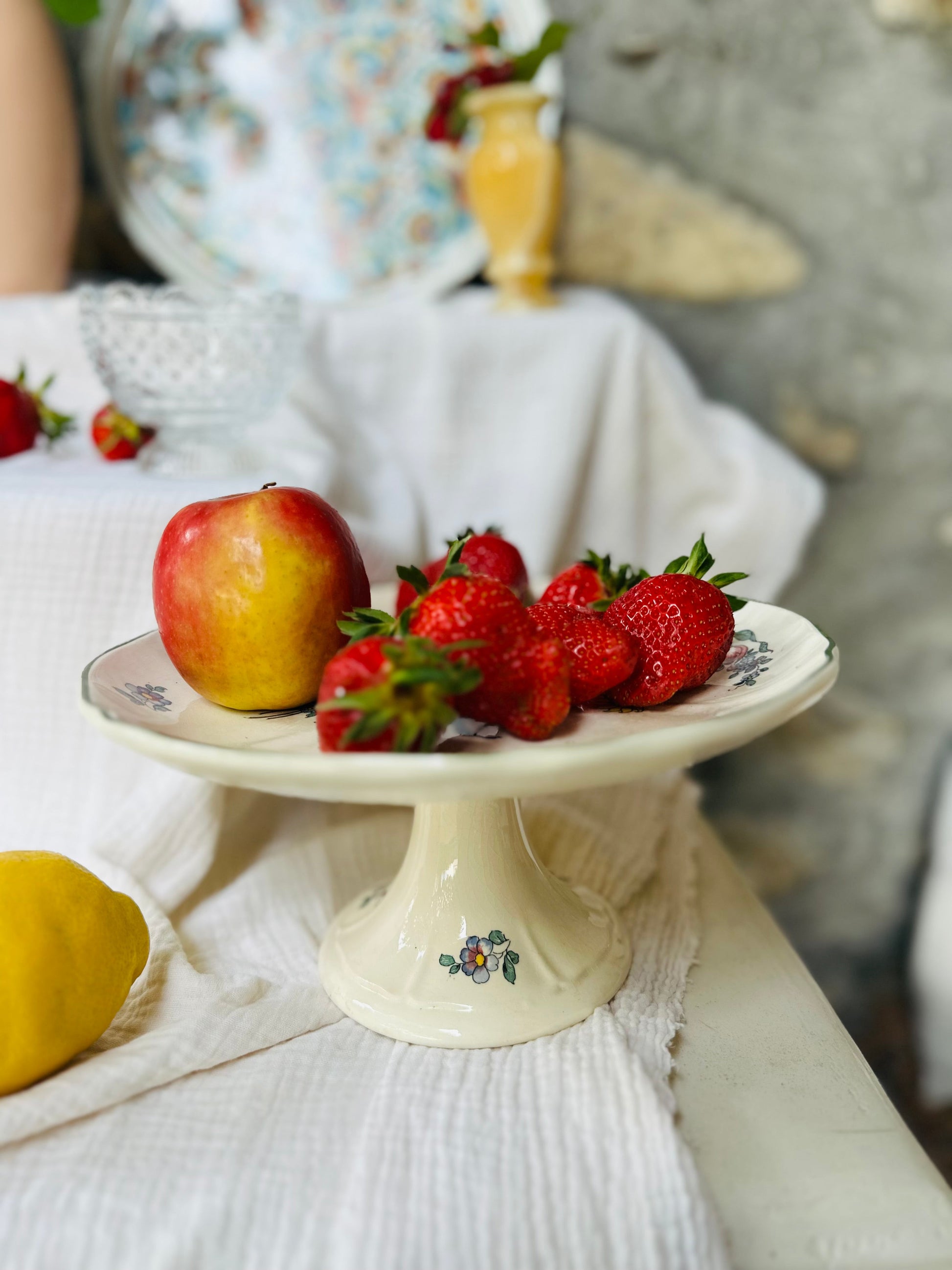 Compotier en faience Villeroy & Boch De Raymonde à Zoé