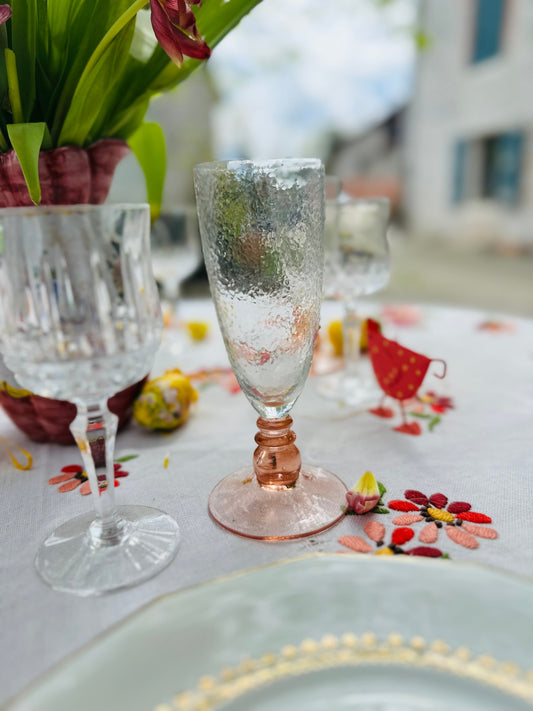Ensemble de 4 flûtes à champagne De Raymonde à Zoé