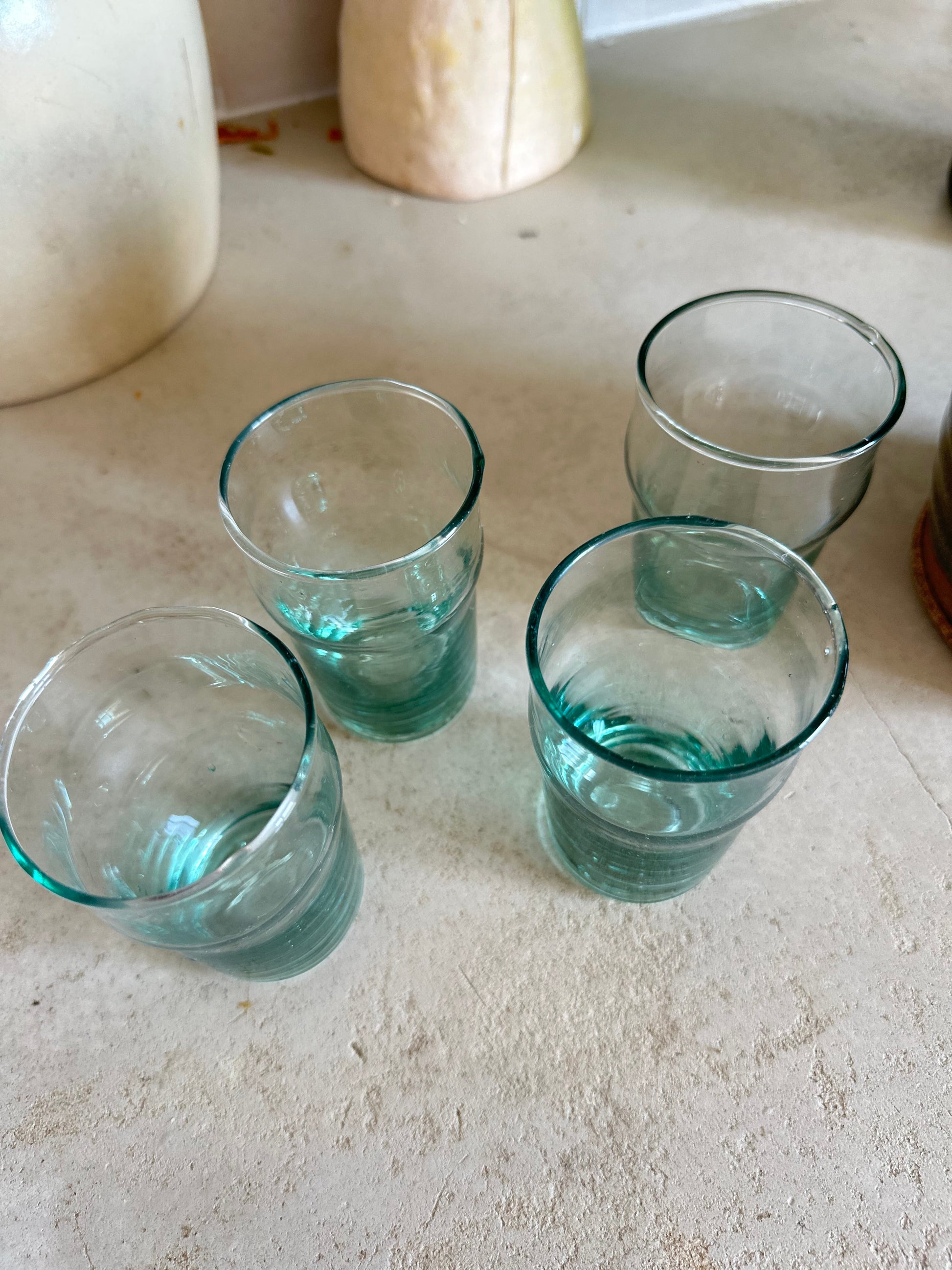 Ensemble de 4 petits verres à thé type Beldi De Raymonde à Zoé