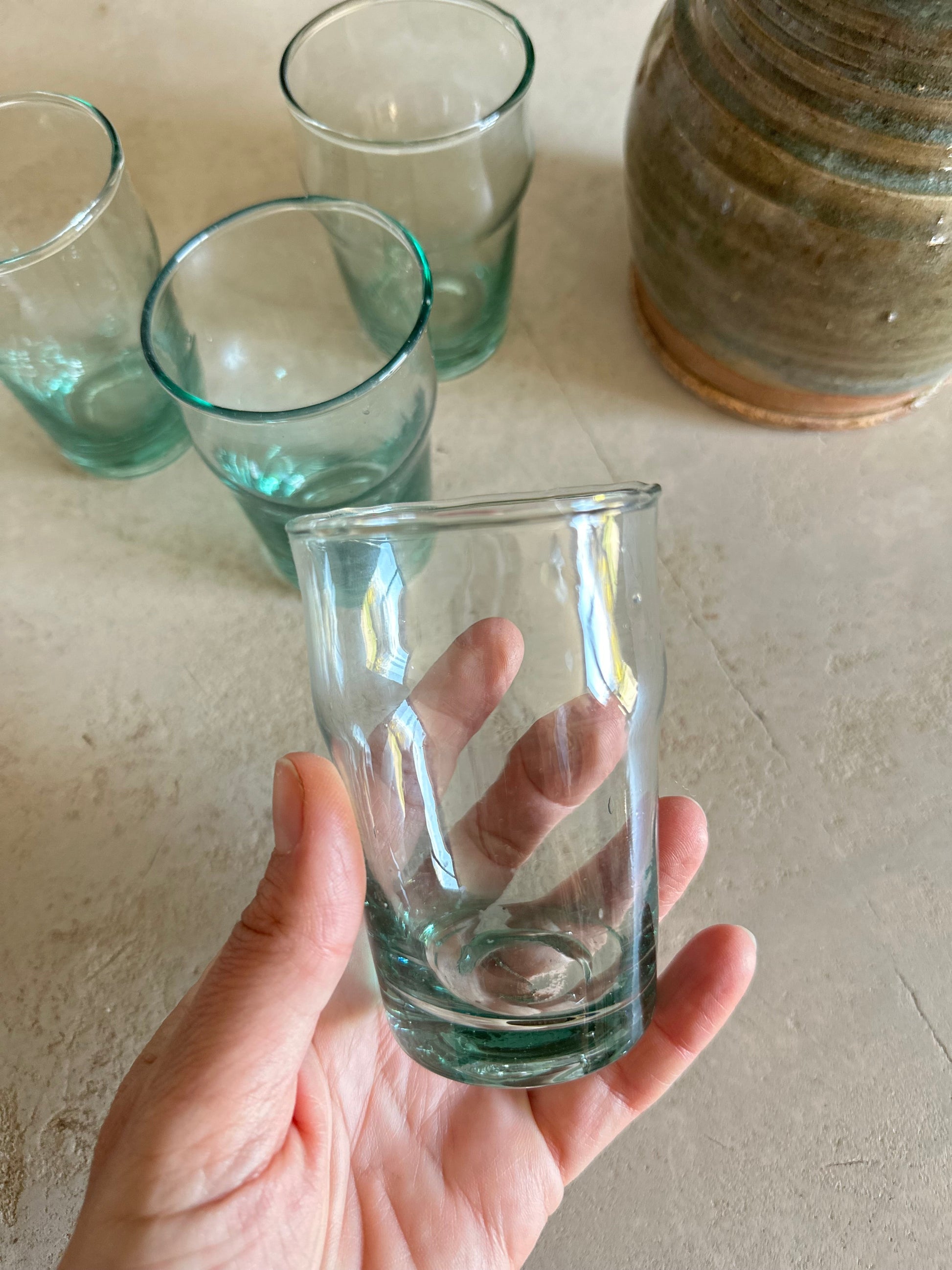 Ensemble de 4 petits verres à thé type Beldi De Raymonde à Zoé