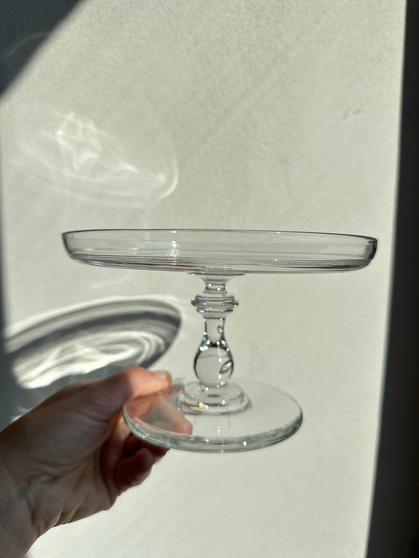 Petit plat de présentation en cristal De Raymonde à Zoé
