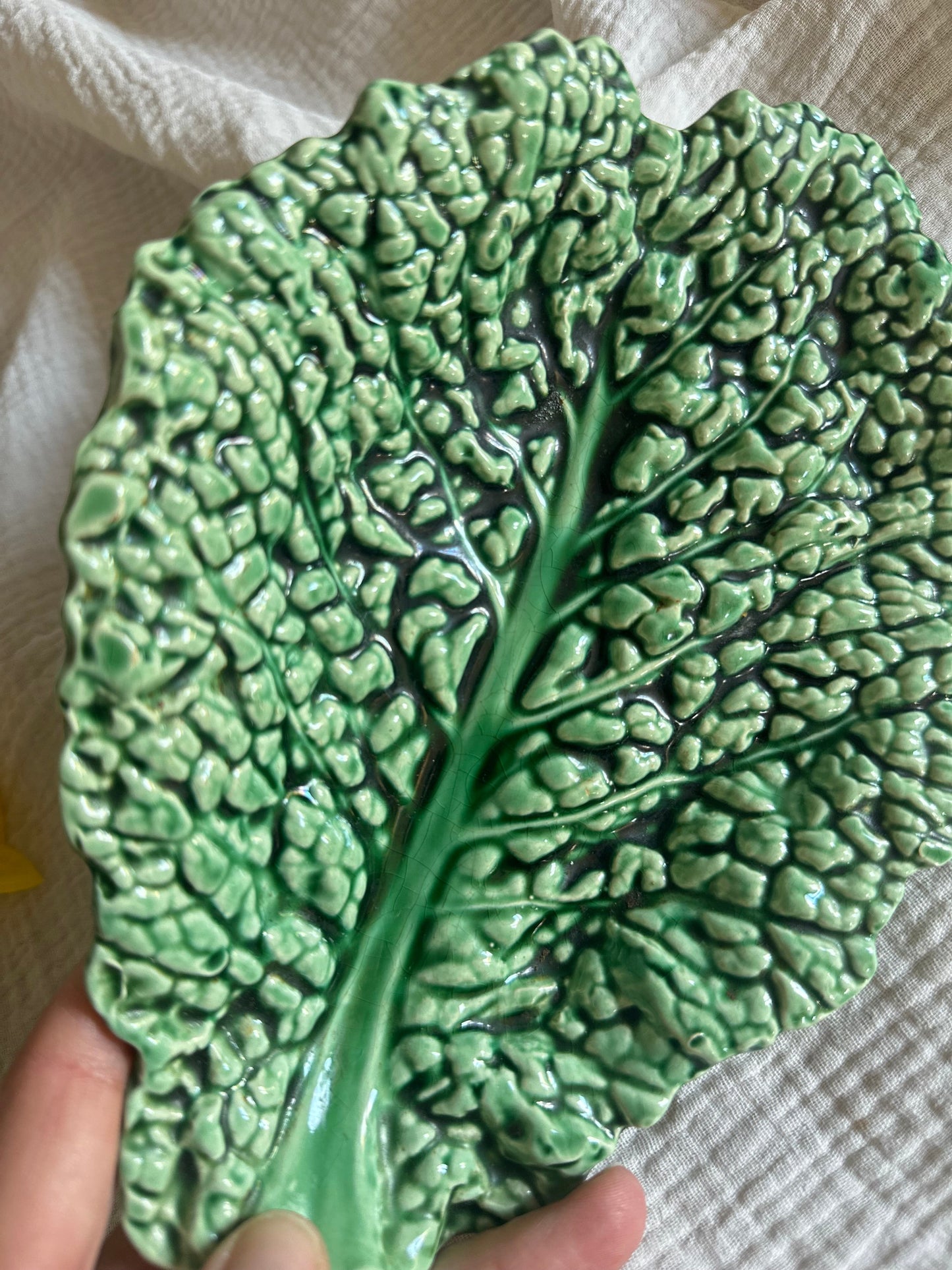 1 ravier en barbotine Sarreguemines De Raymonde à Zoé