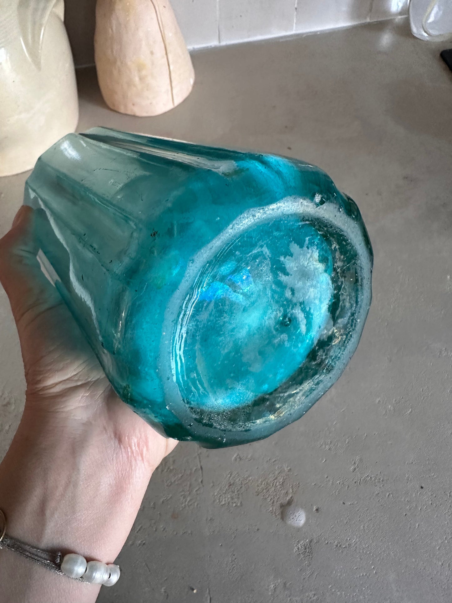 Siphon vintage bleu turquoise De Raymonde à Zoé