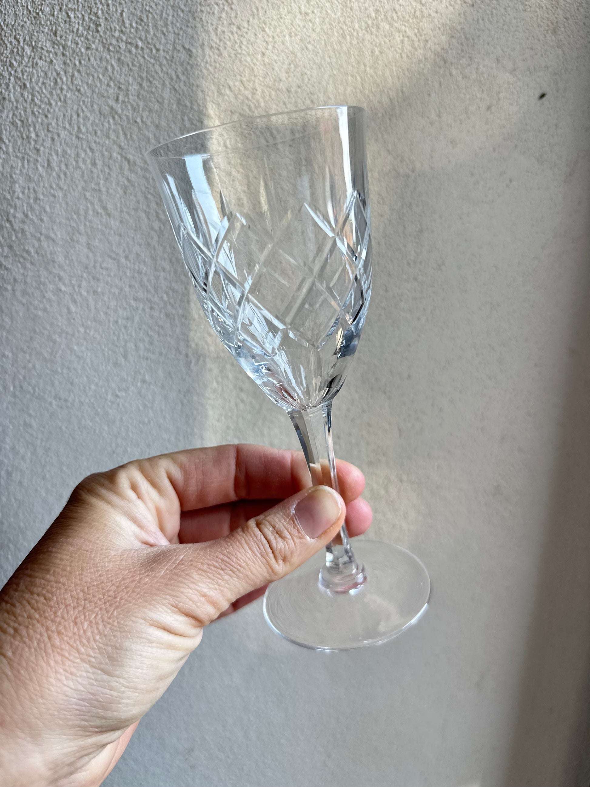 Ensemble de 6 verres à vin en cristal de Lorraine De Raymonde à Zoé
