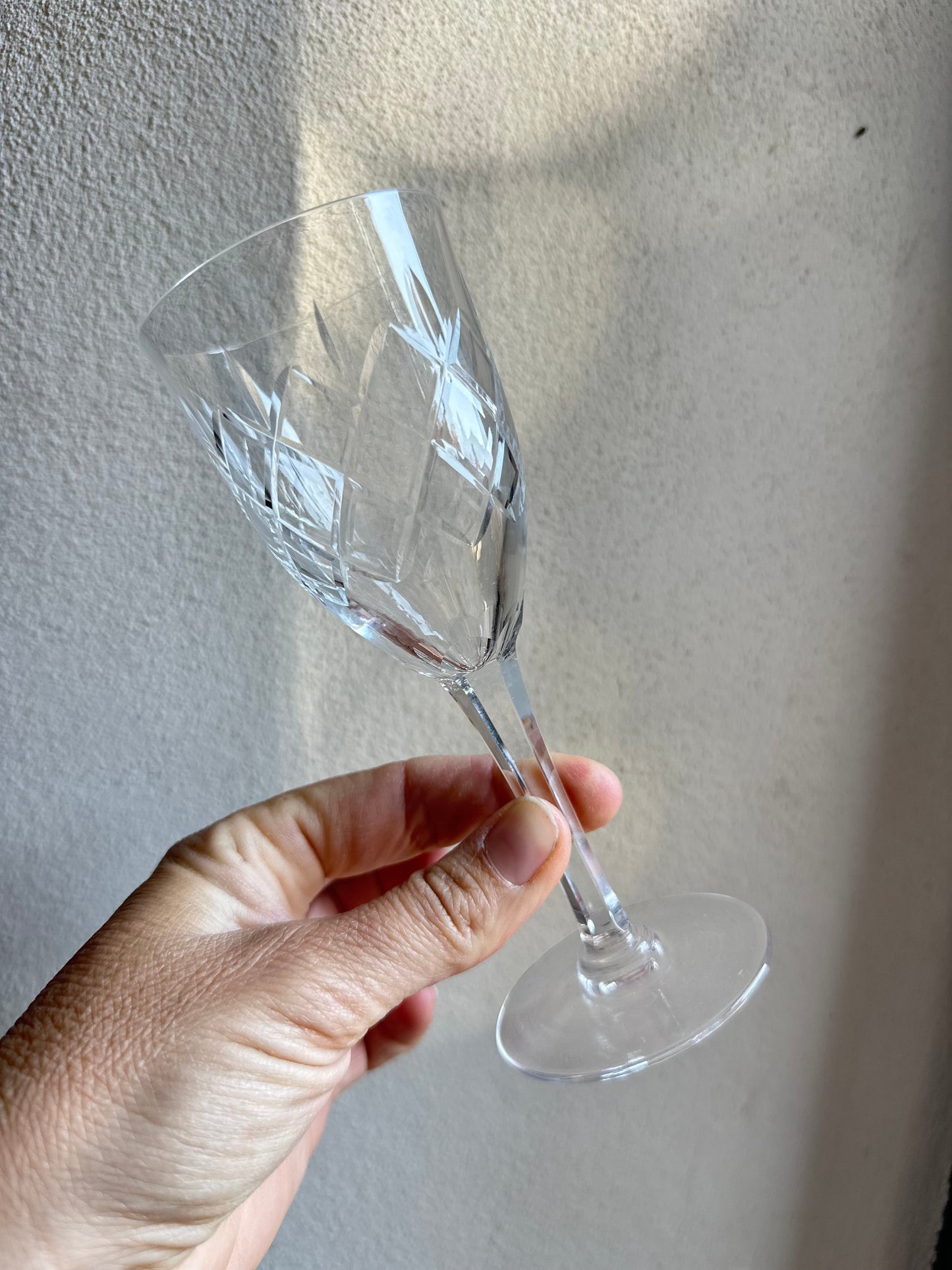 Ensemble de 6 verres à vin en cristal de Lorraine De Raymonde à Zoé