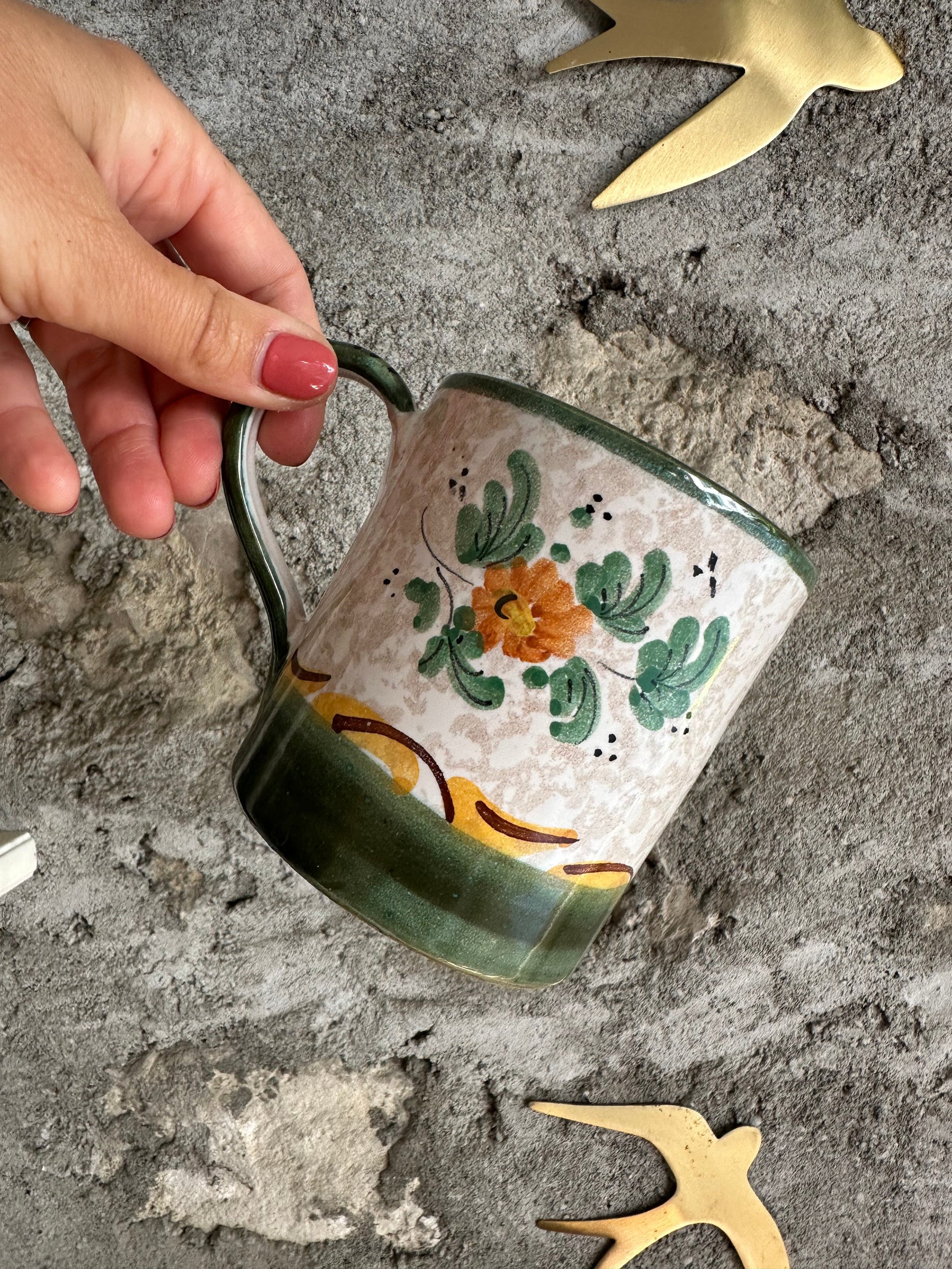 Mug vintage en céramique peint à la main De Raymonde à Zoé
