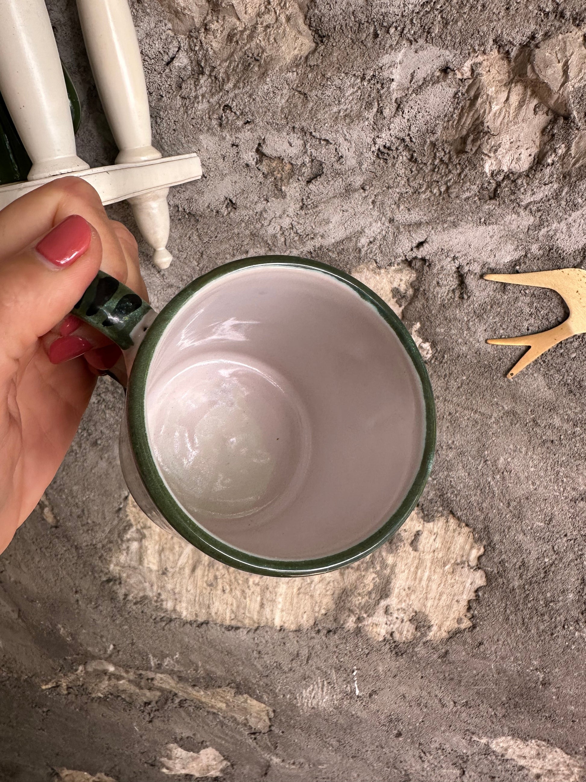 Mug vintage en céramique peint à la main De Raymonde à Zoé