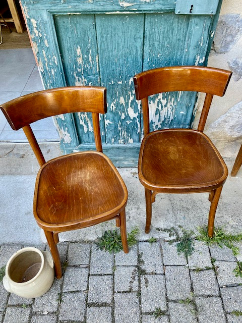 Chaise de bistrot en bois De Raymonde à Zoé