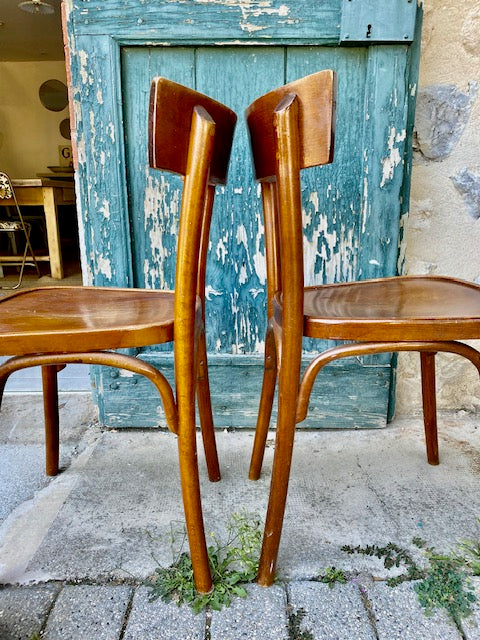 Chaise de bistrot en bois De Raymonde à Zoé