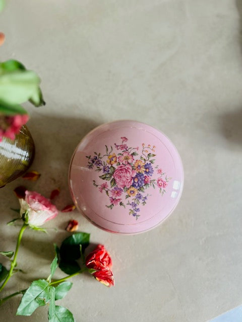 Boite à bijoux en porcelaine fleurie très grand modèle De Raymonde à Zoé