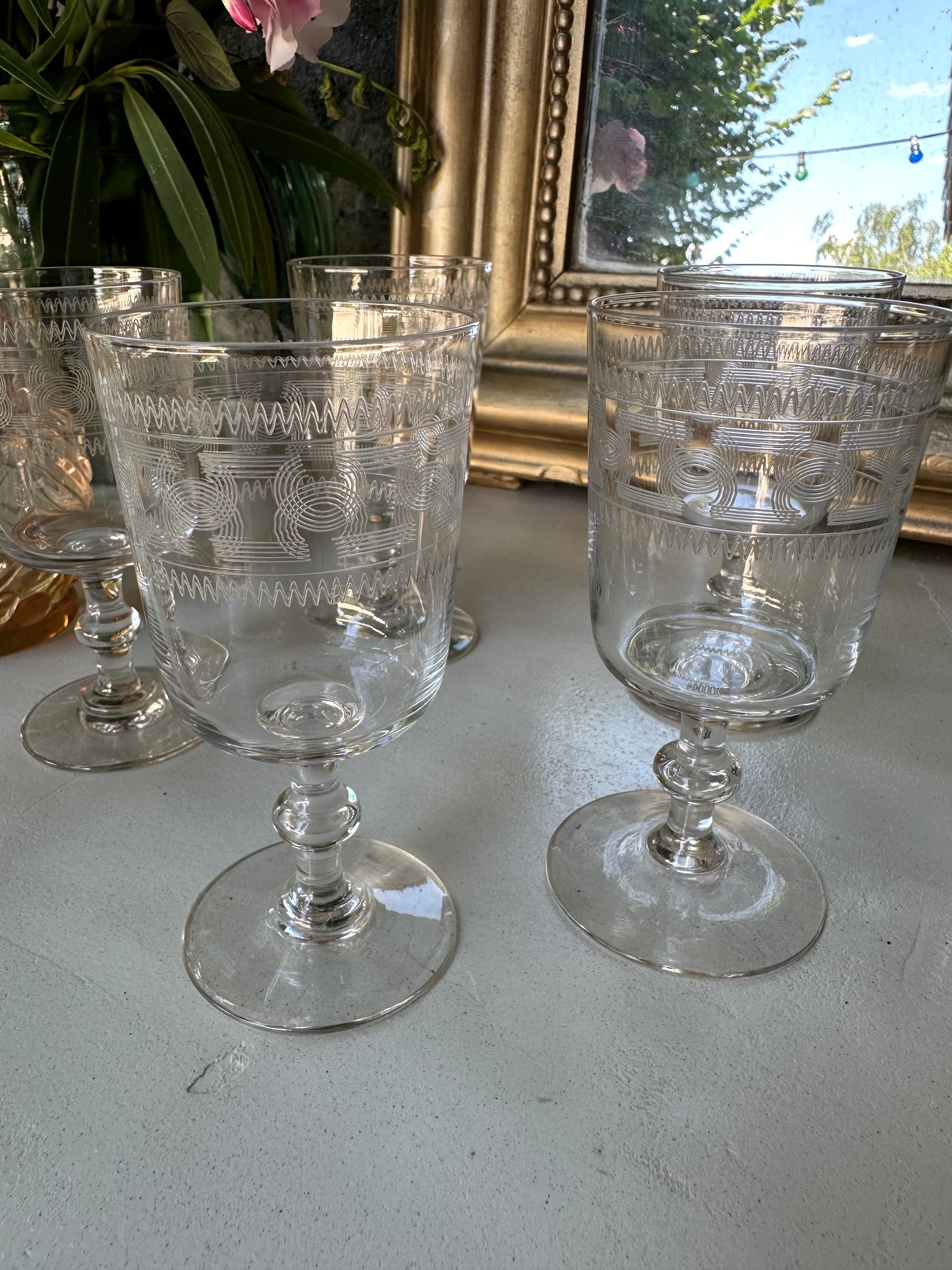 6 verres à vin en cristal De Raymonde à Zoé