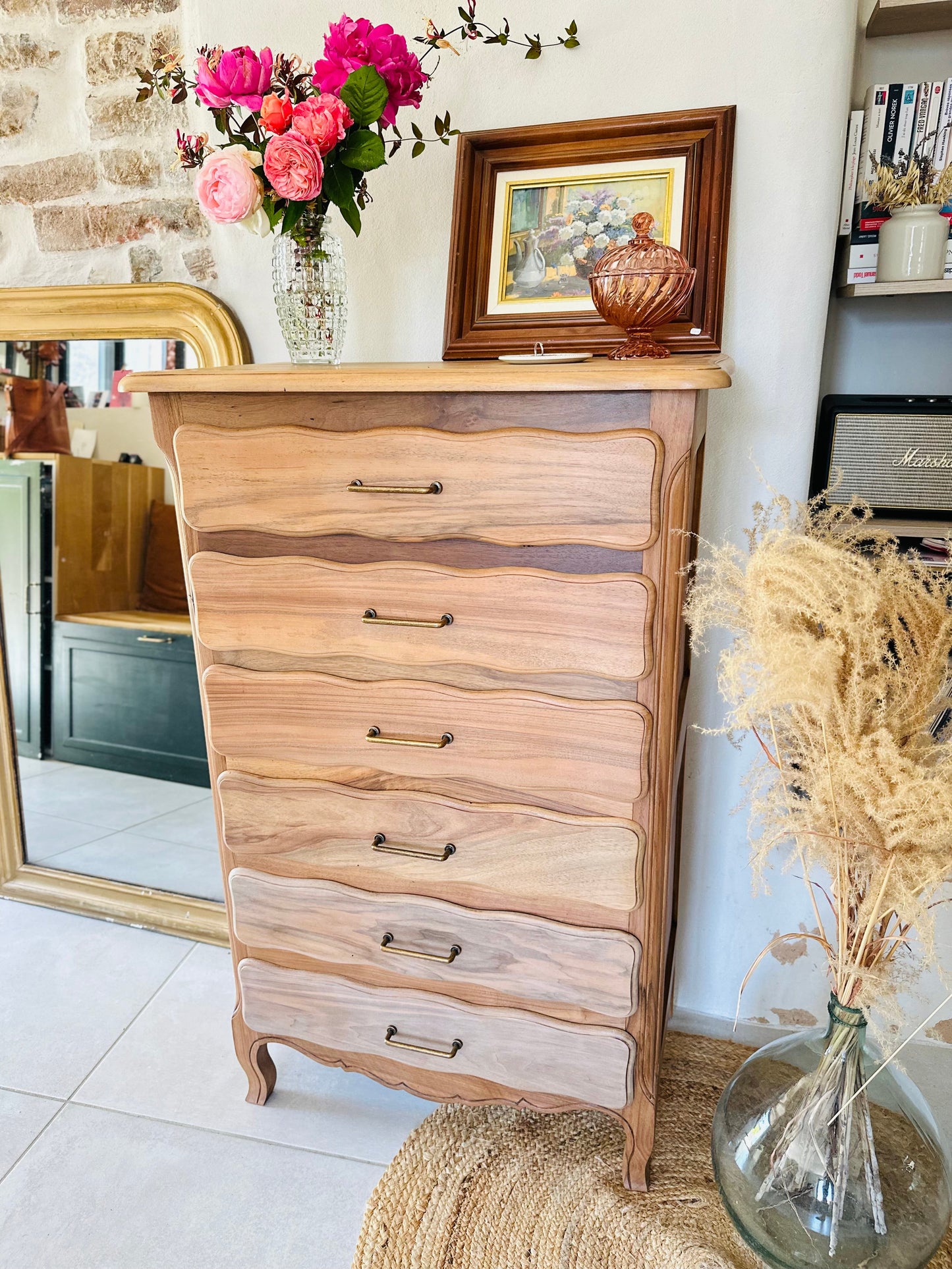 Chiffonnier vintage relooké De Raymonde à Zoé