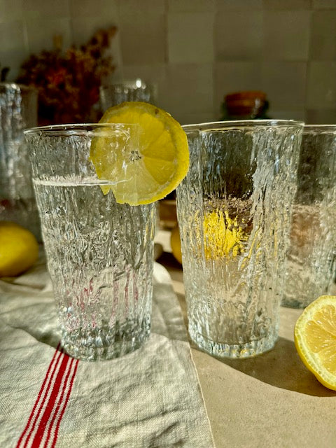 Ensemble de 8 verres à orangeade De Raymonde à Zoé