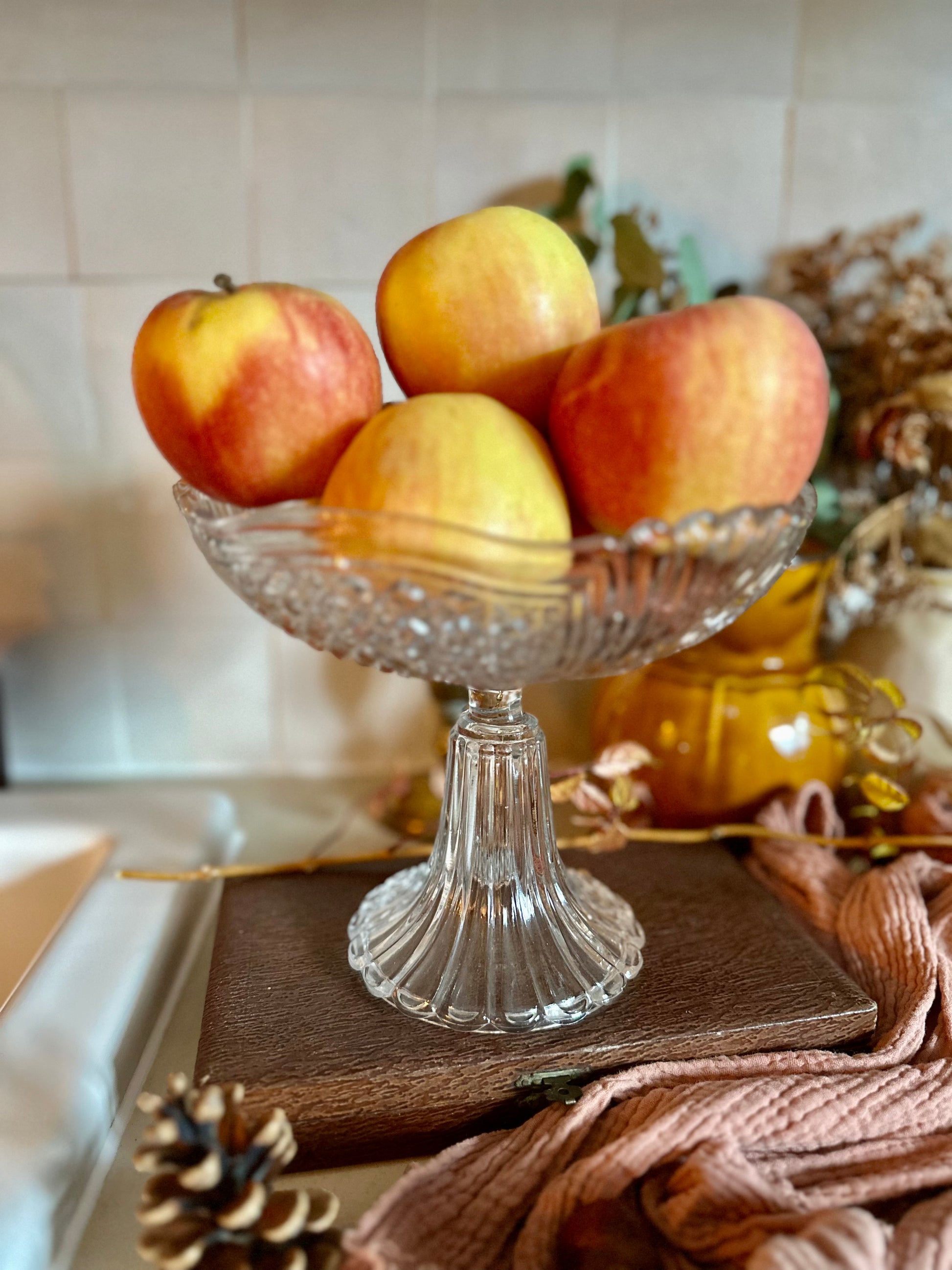 Coupe en verre sur pied De Raymonde à Zoé