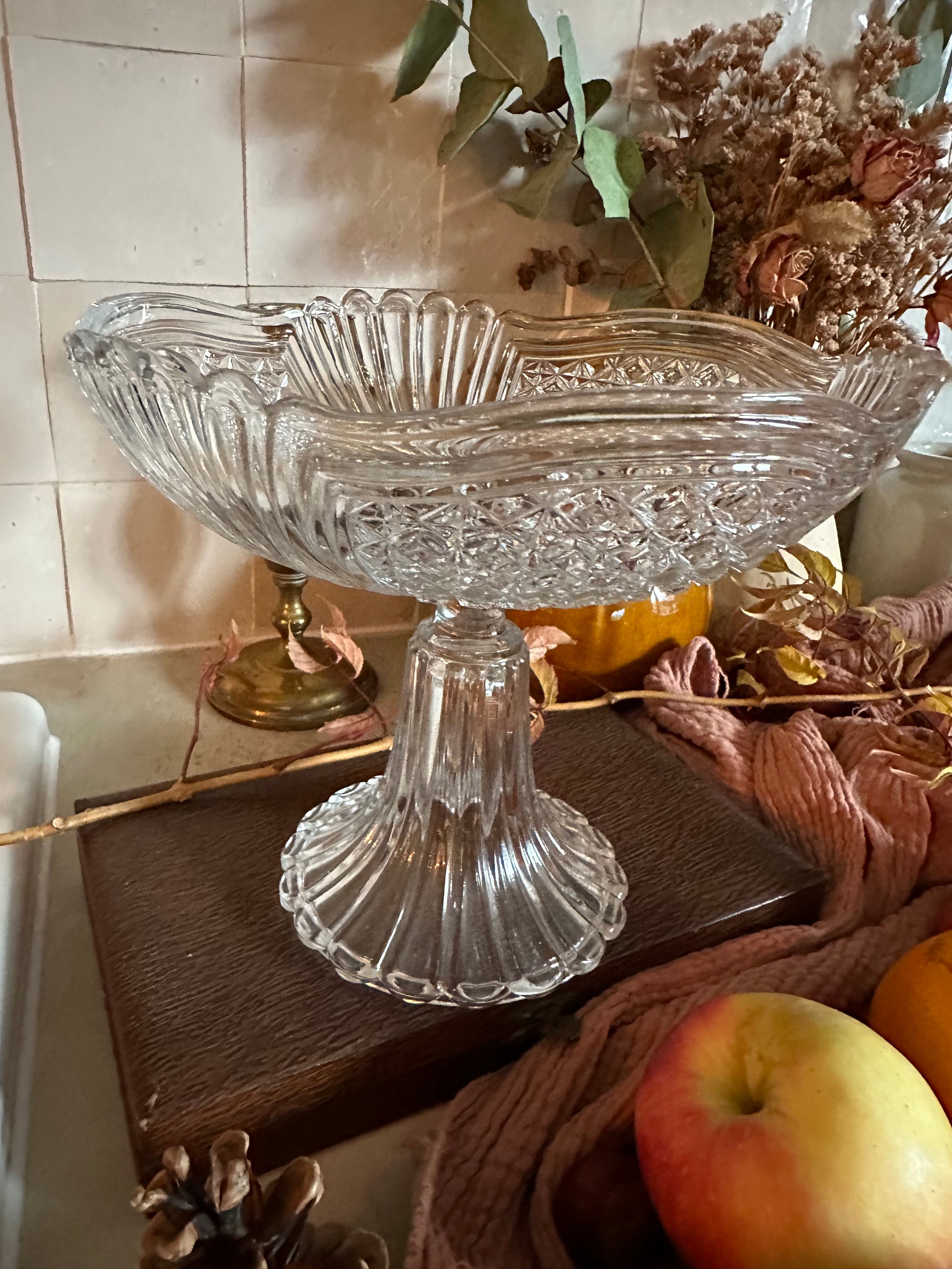 Coupe en verre sur pied De Raymonde à Zoé