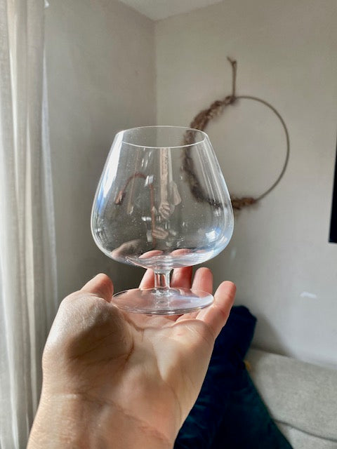 Ensemble de 4 verres à cognac en cristal St Louis De Raymonde à Zoé