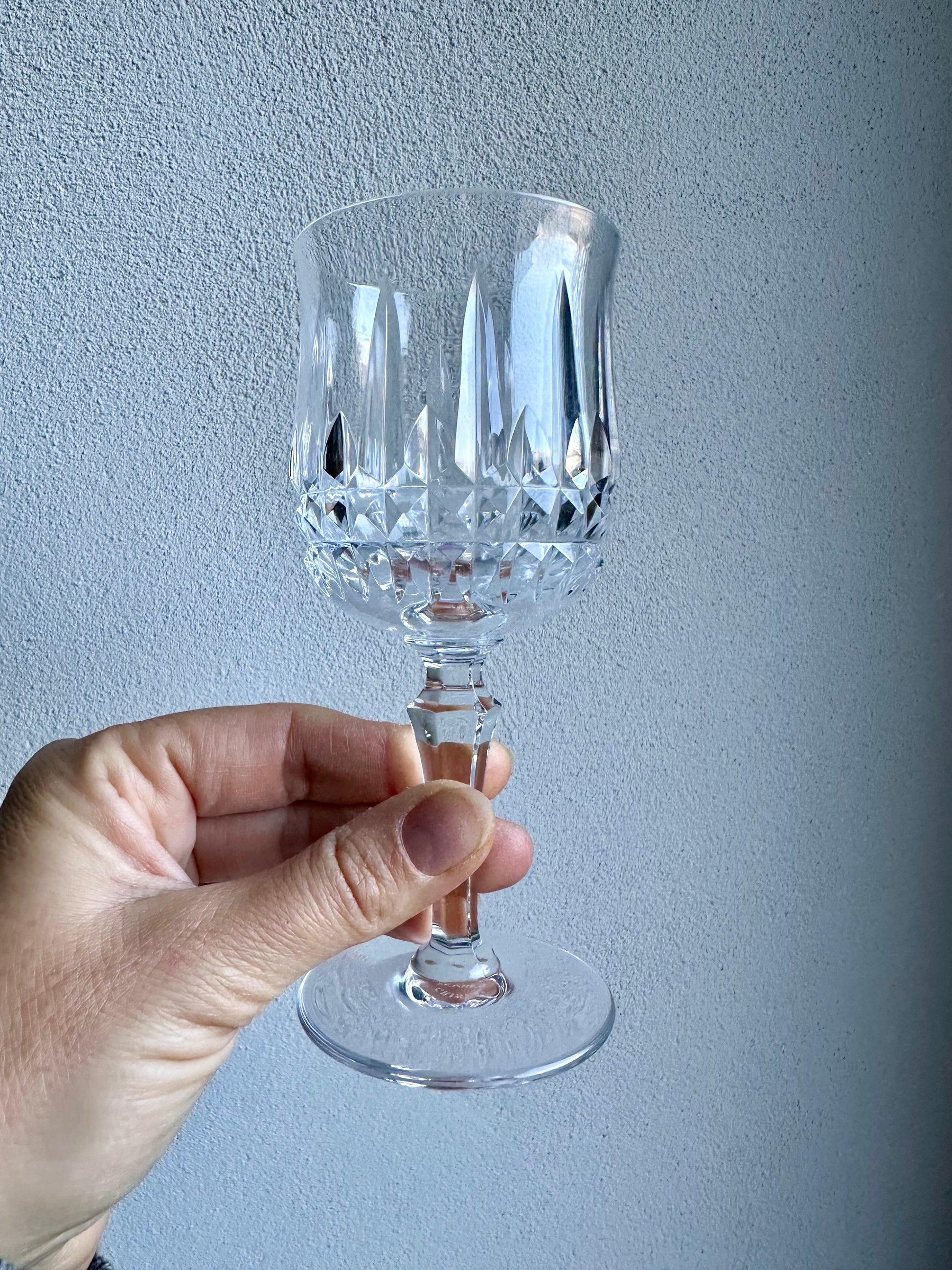 Ensemble de 6 verres à vin/eau en cristal De Raymonde à Zoé