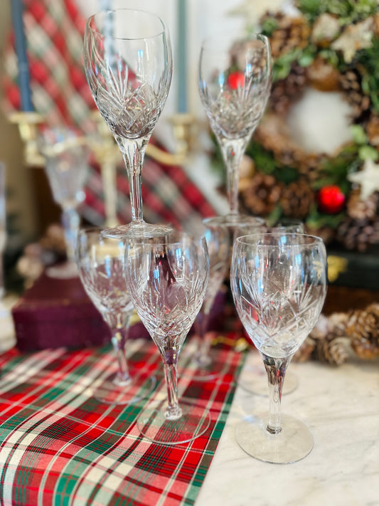 Ensemble de 4 verres à liqueur en cristal De Raymonde à Zoé