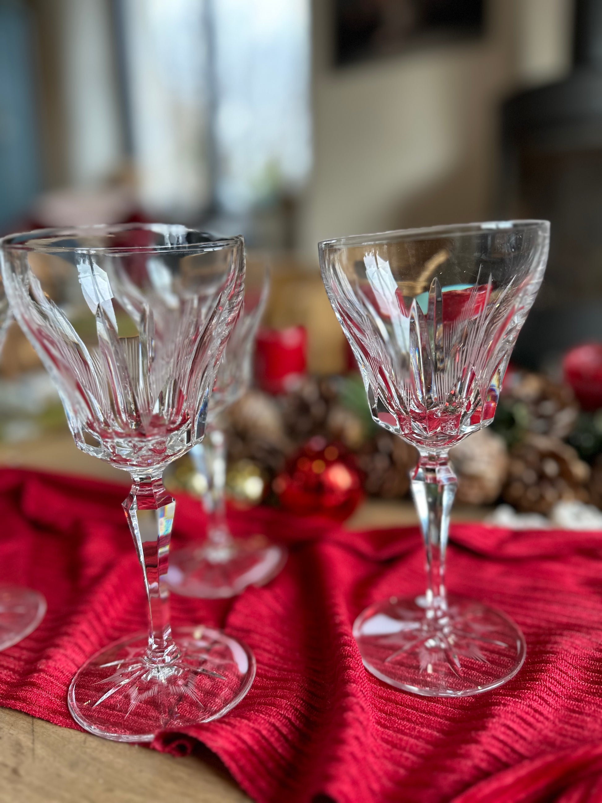 6 verres à eau en cristal taillé Villeroy & Boch De Raymonde à Zoé