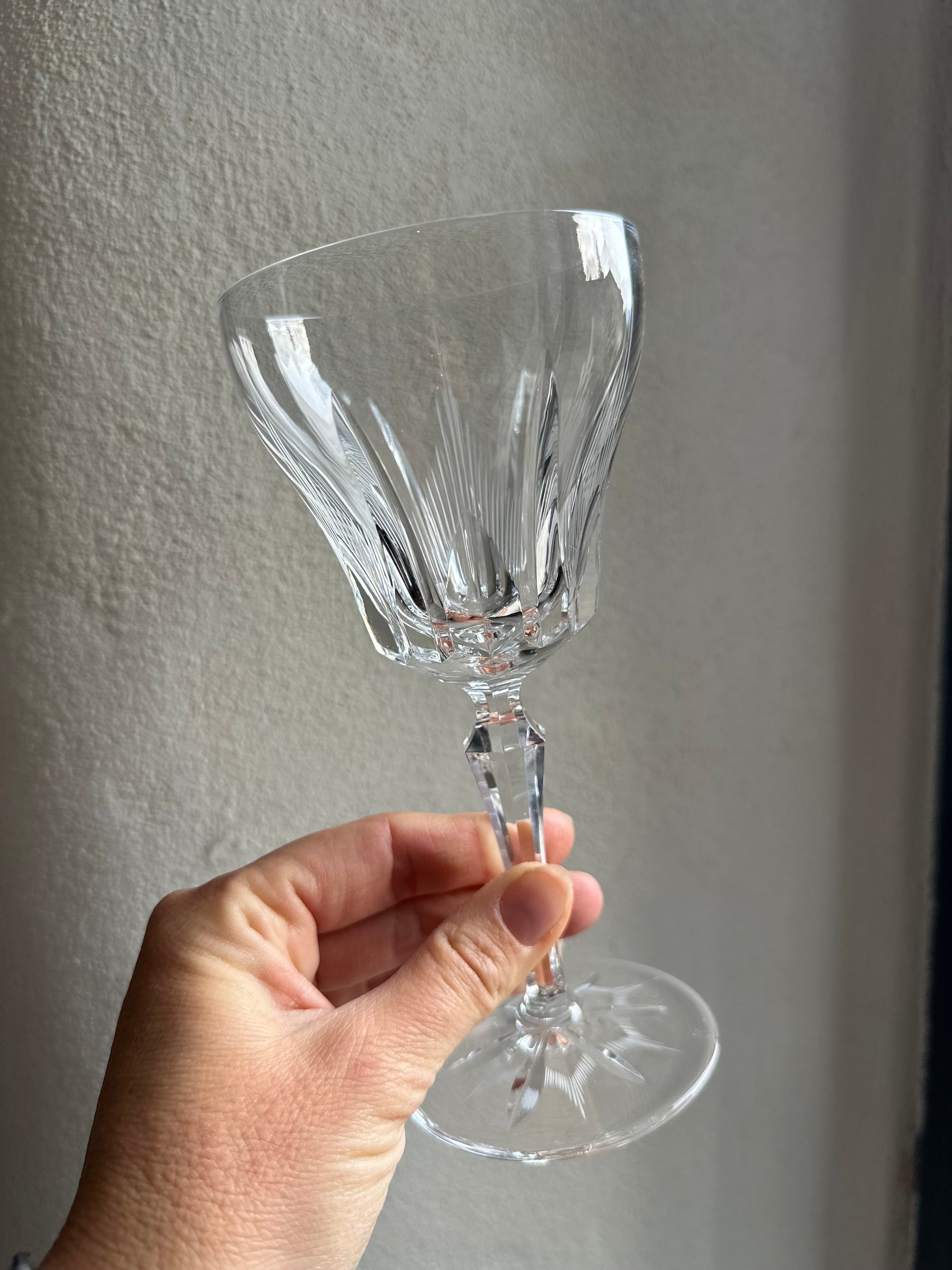 6 verres à eau en cristal taillé Villeroy & Boch De Raymonde à Zoé