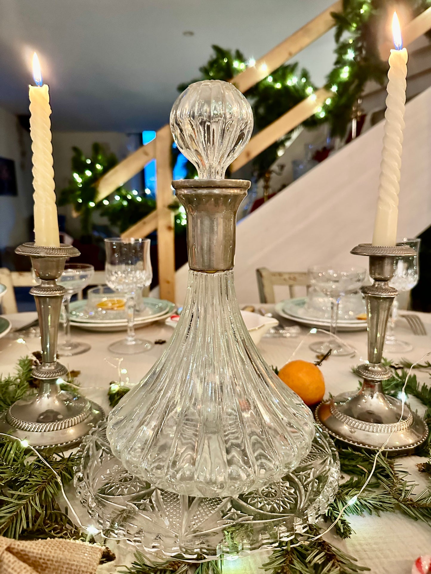 Carafe à décanter en verre, bouchon rond De Raymonde à Zoé