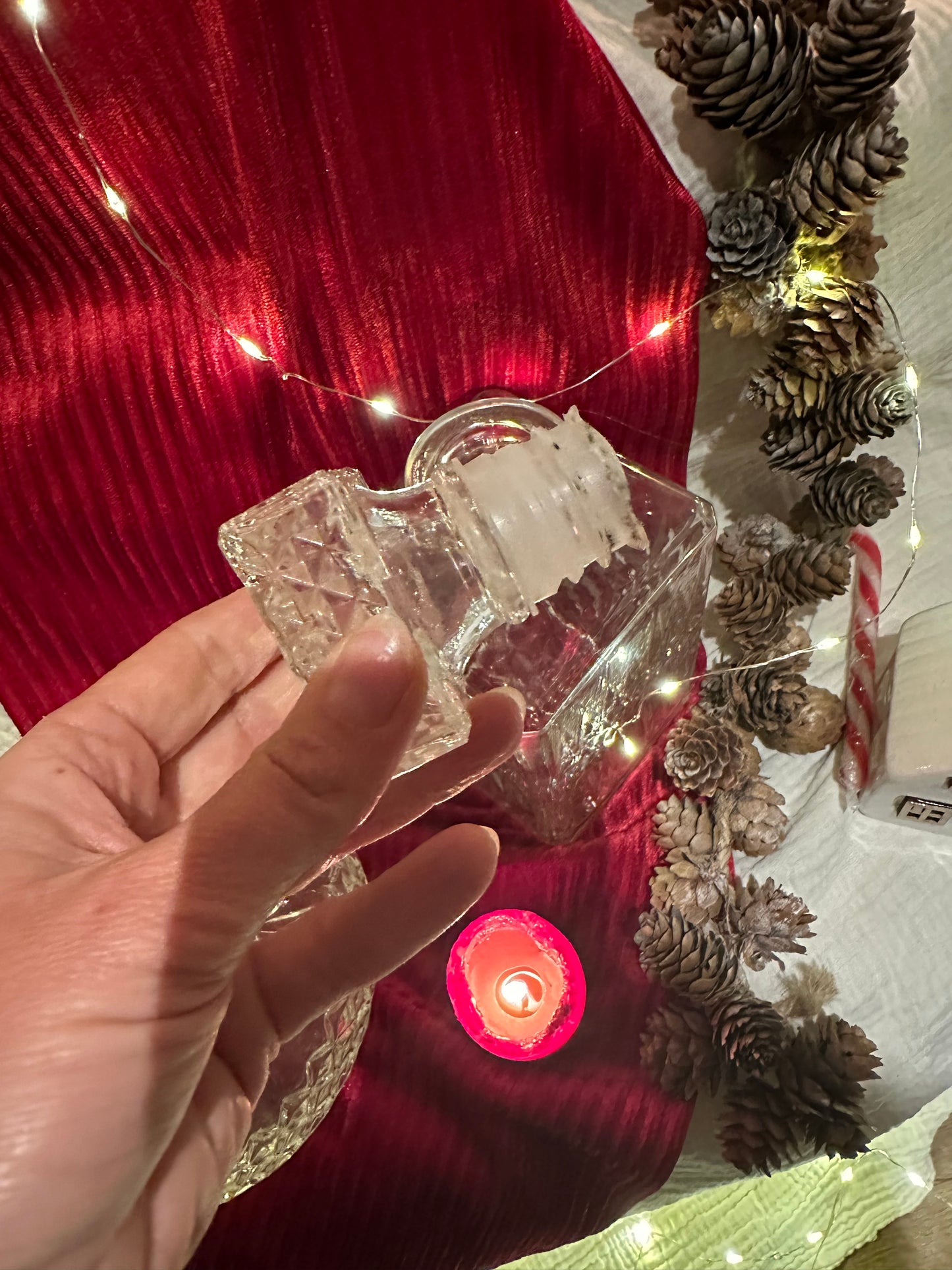 Carafe à whisky en verre, bouchon carré De Raymonde à Zoé