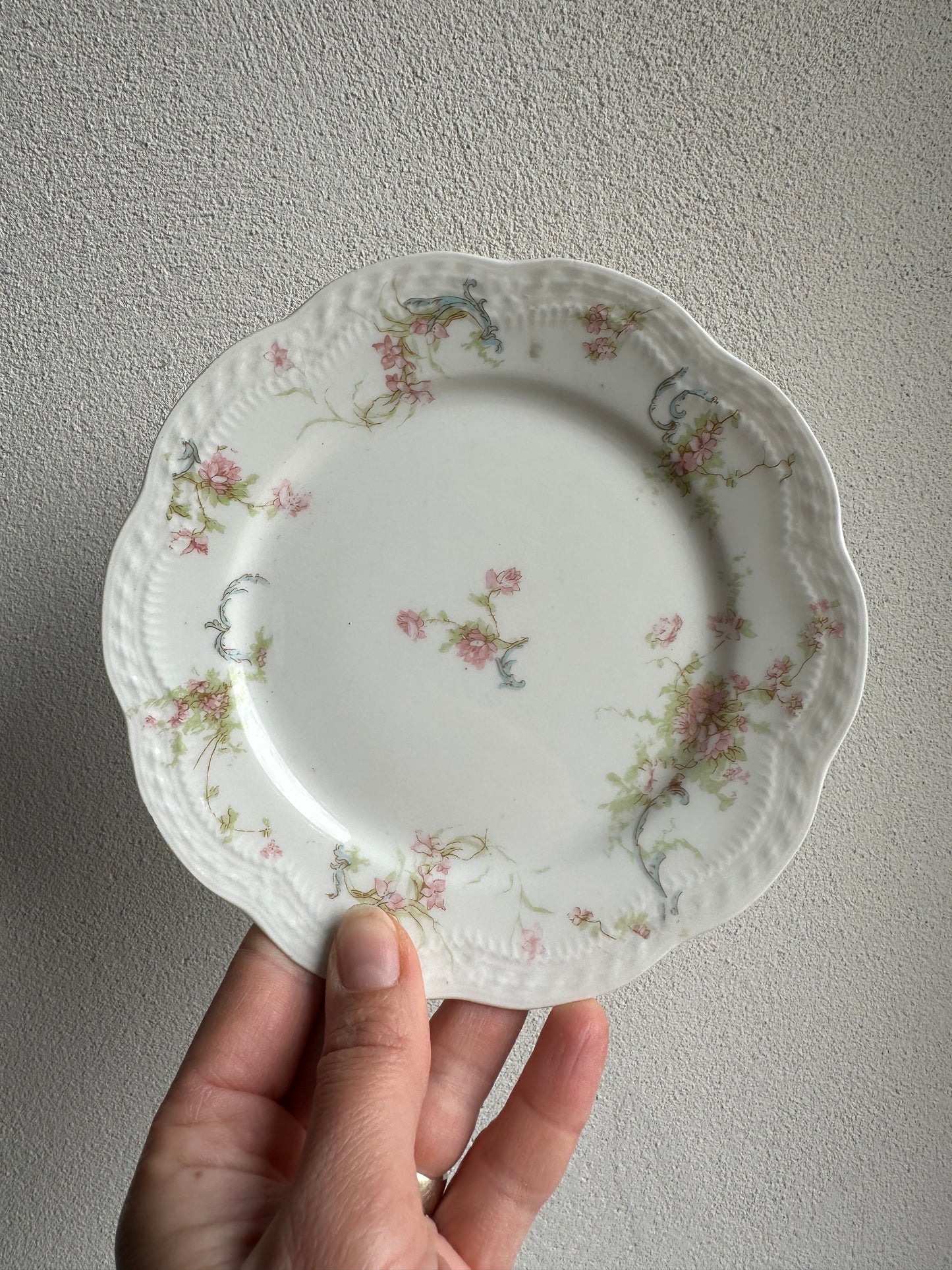 6 assiettes à dessert en porcelaine Haviland De Raymonde à Zoé