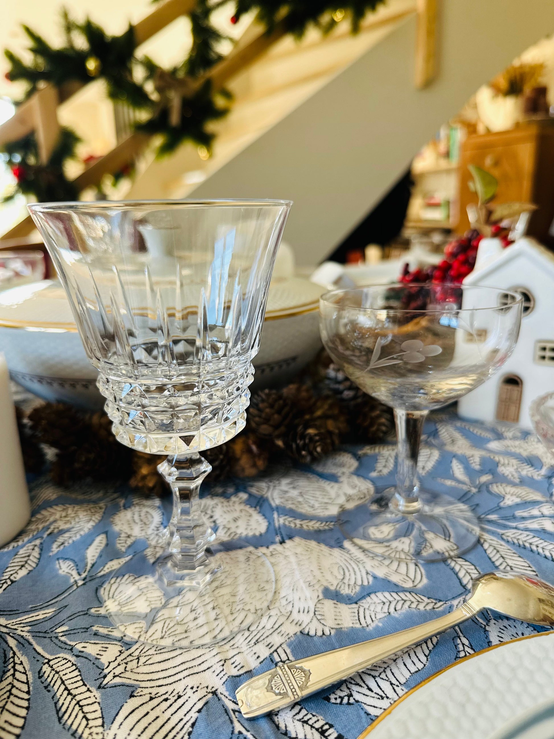 Ensemble de 6 verres à eau en cristal De Raymonde à Zoé