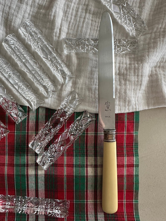 Porte couteaux en cristal De Raymonde à Zoé