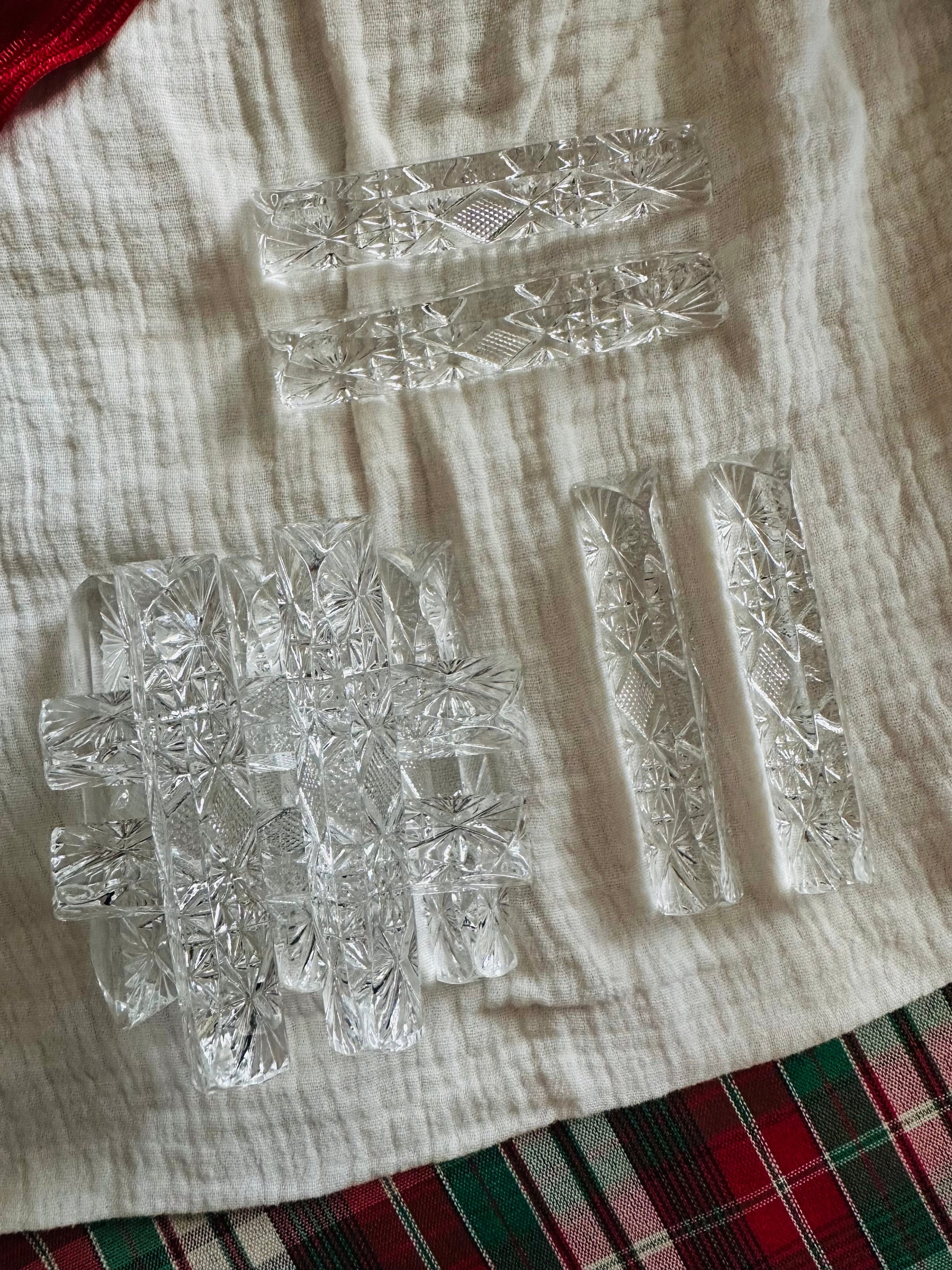 Porte couteaux en cristal De Raymonde à Zoé