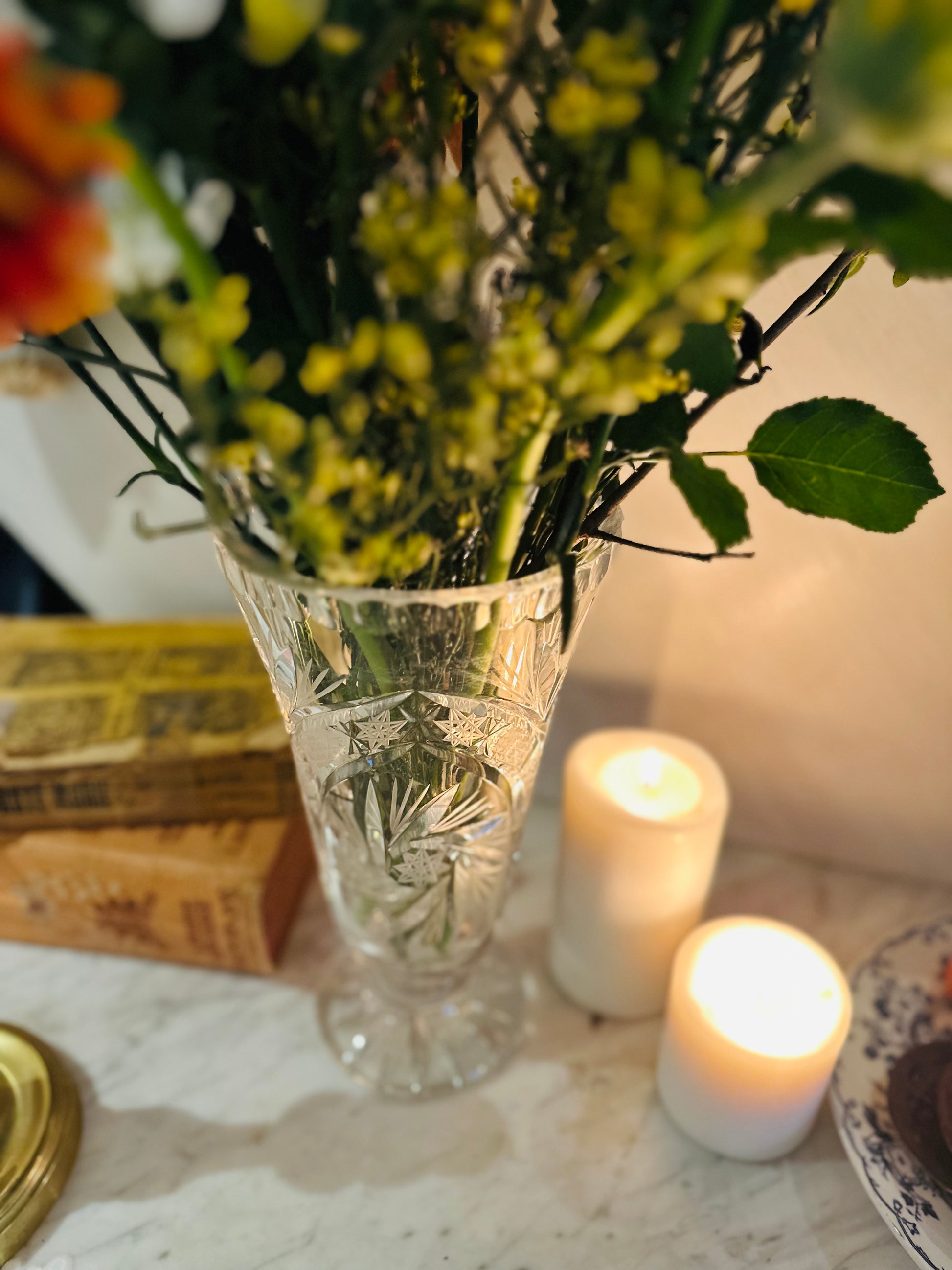 Vase en cristal taillé De Raymonde à Zoé