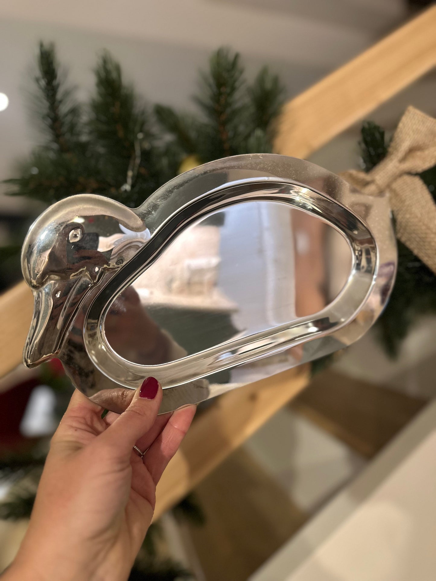 Plat à foie gras vintage en inox De Raymonde à Zoé