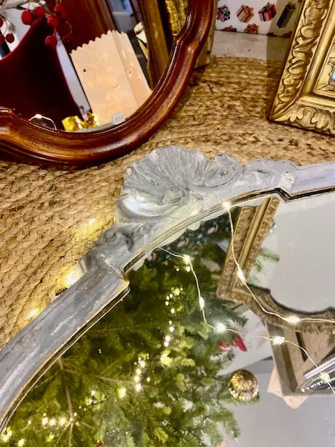 Miroir style baroque gris patiné De Raymonde à Zoé