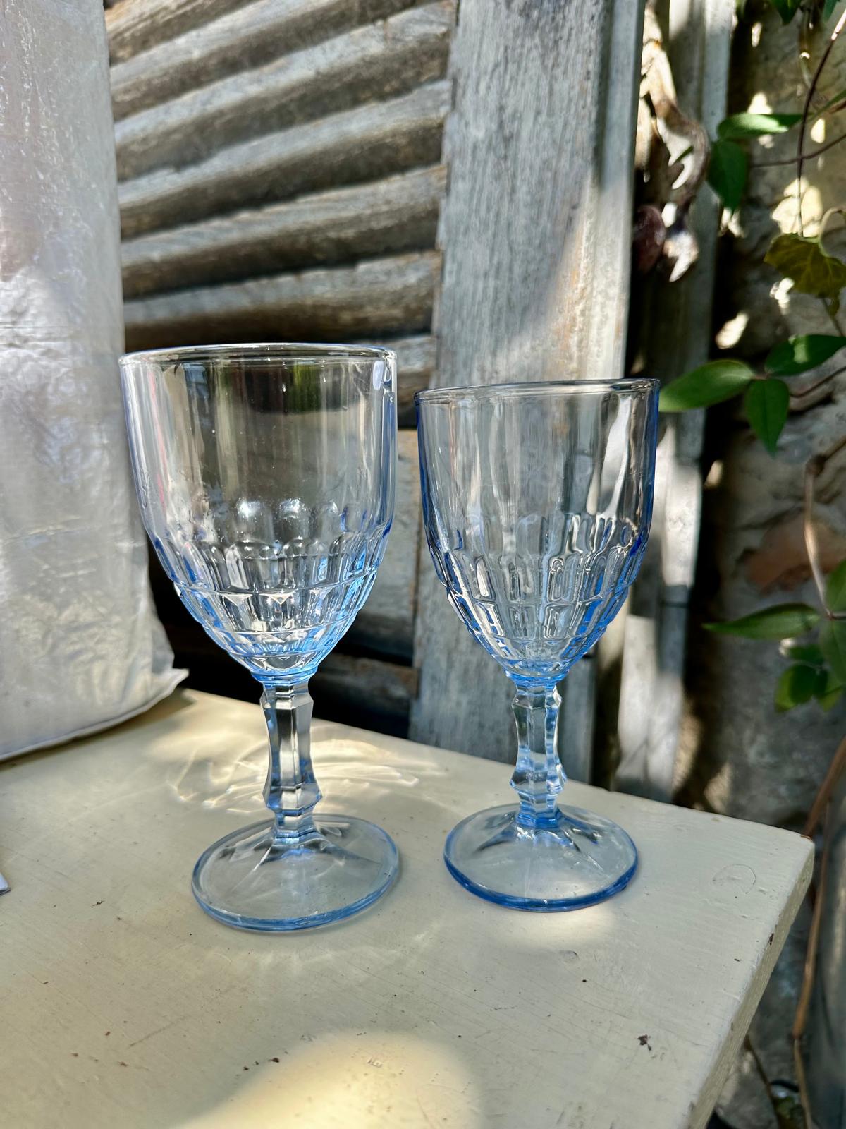 Ensemble de 8 verres à eau et à vin en verre De Raymonde à Zoé