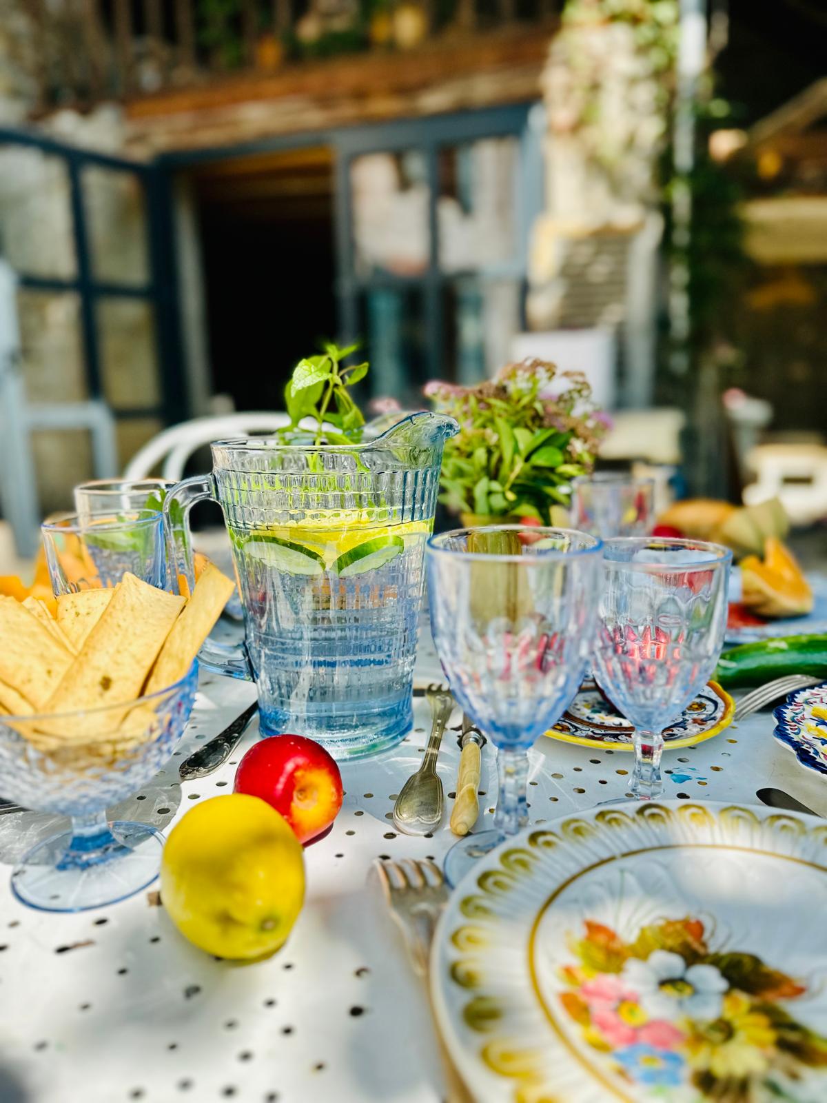 Ensemble de 8 verres à eau et à vin en verre De Raymonde à Zoé