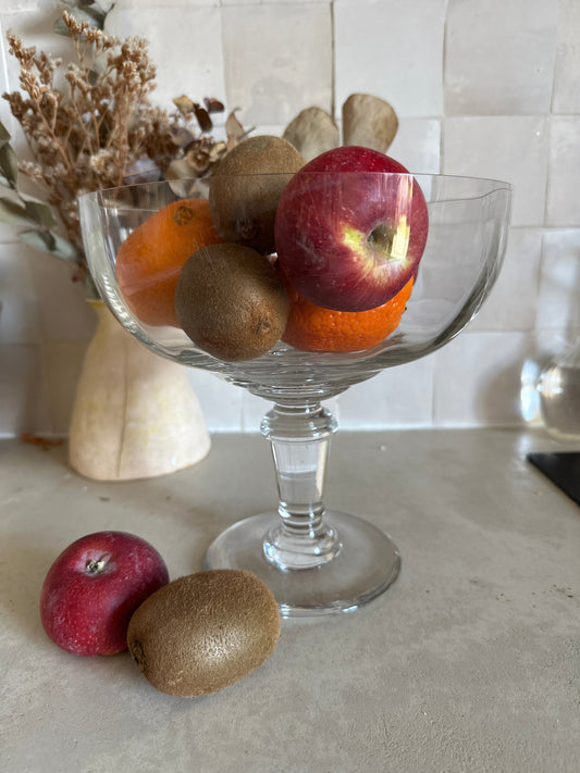 Grande coupe en cristal De Raymonde à Zoé