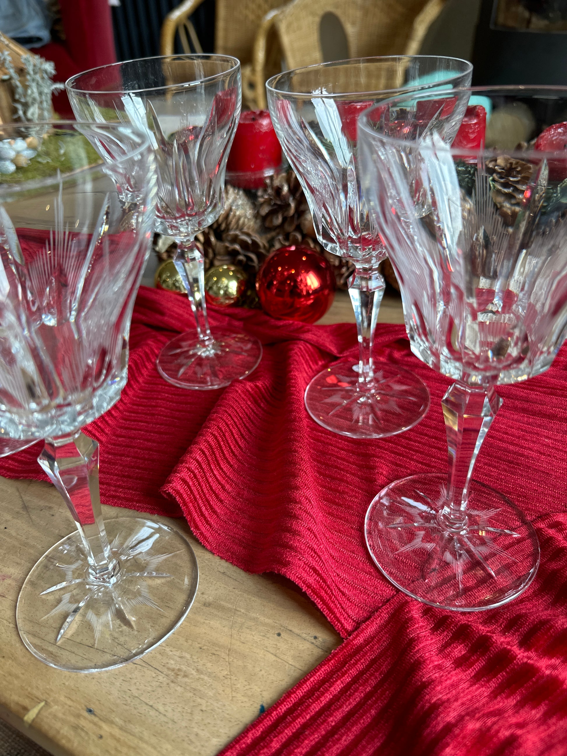 6 verres à eau en cristal taillé Villeroy & Boch De Raymonde à Zoé