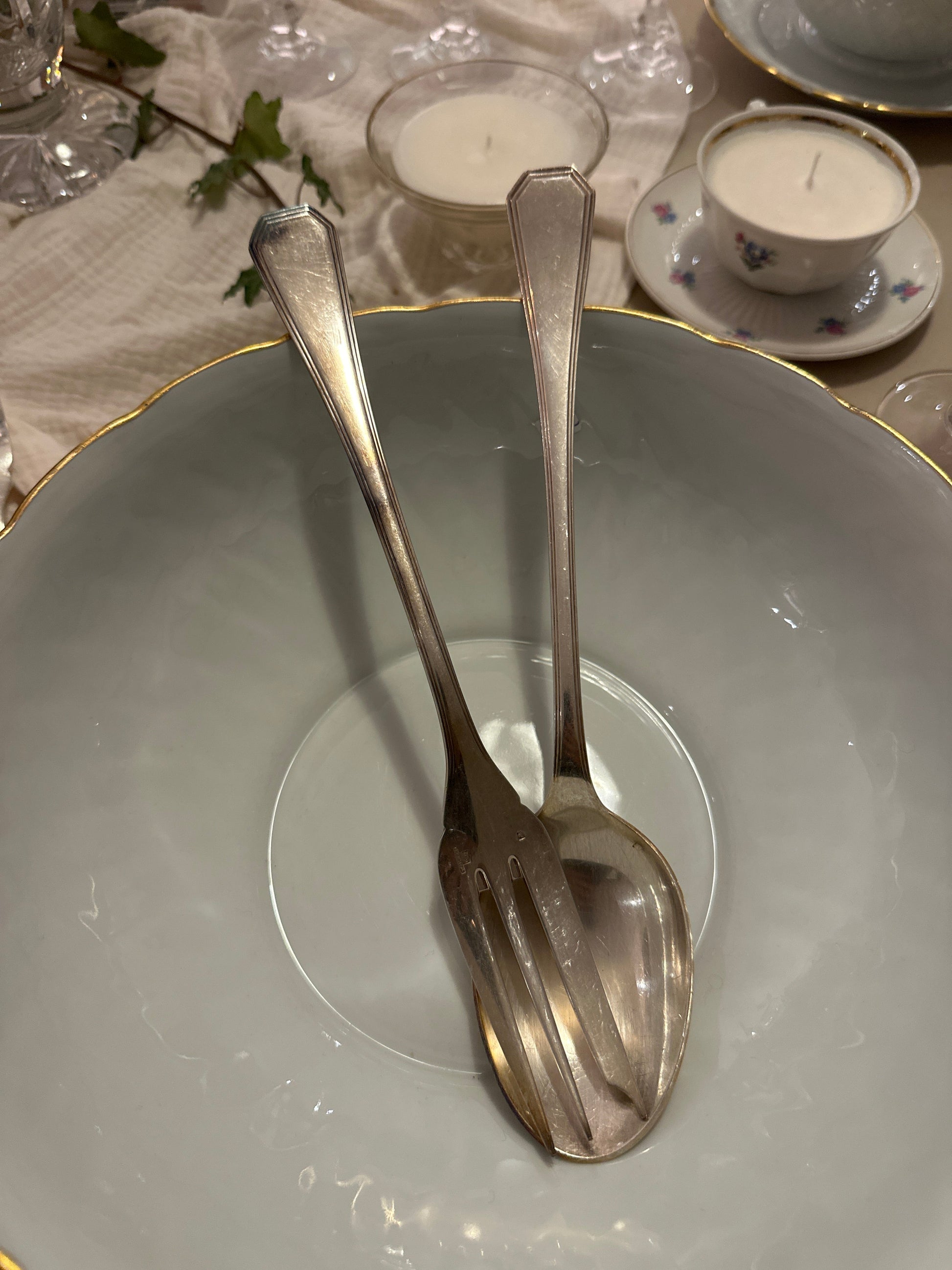 Couverts de service Christofle De Raymonde à Zoé