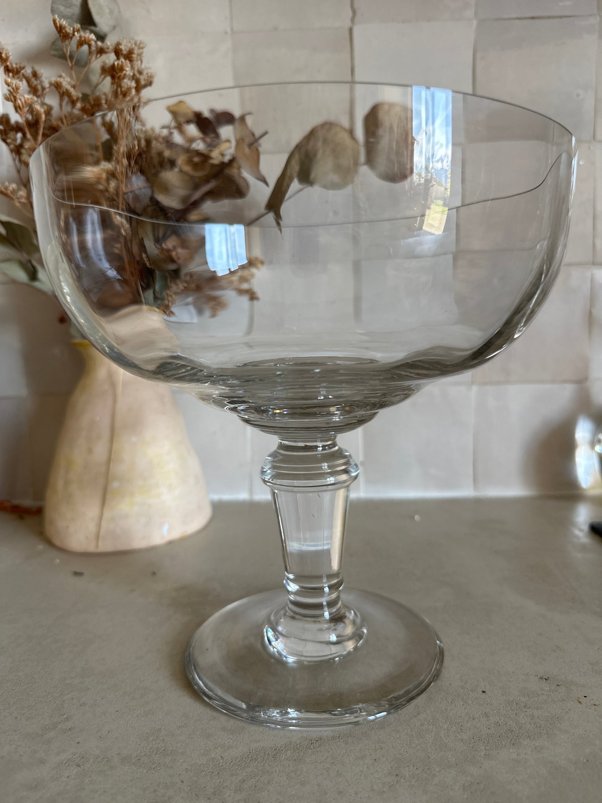 Grande coupe en cristal De Raymonde à Zoé