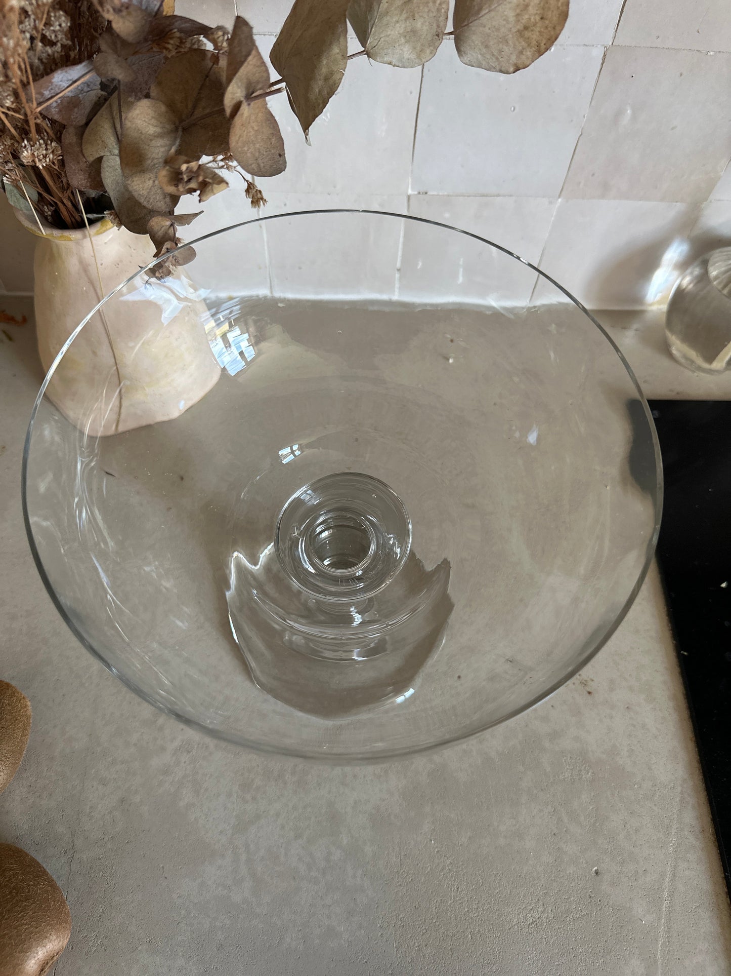 Grande coupe en cristal De Raymonde à Zoé